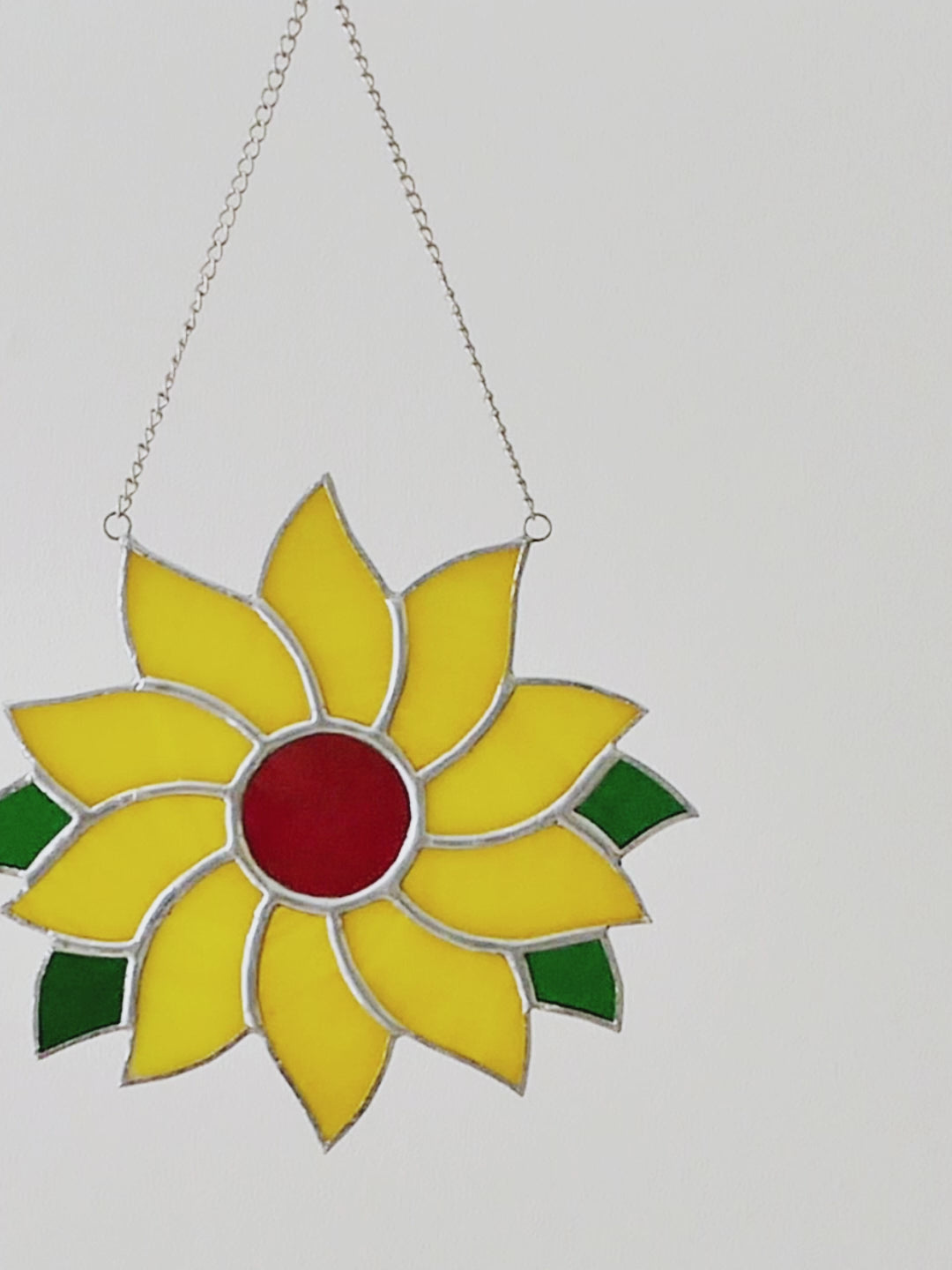 Flower Stained Glass Suncatcher and Window Arts F53