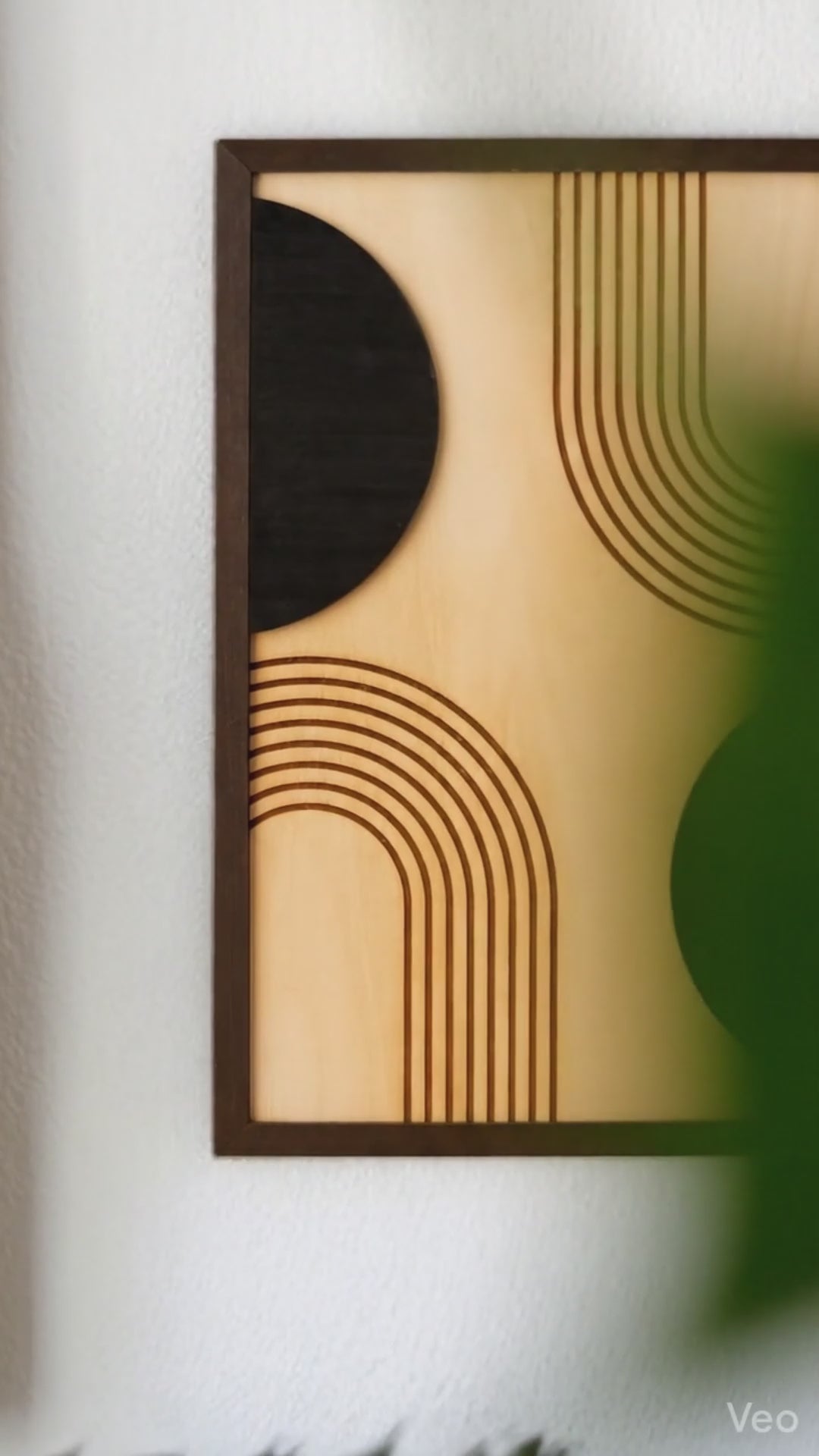 Wooden Wall Art Wood Decor for Boho Modern Interiors Y61