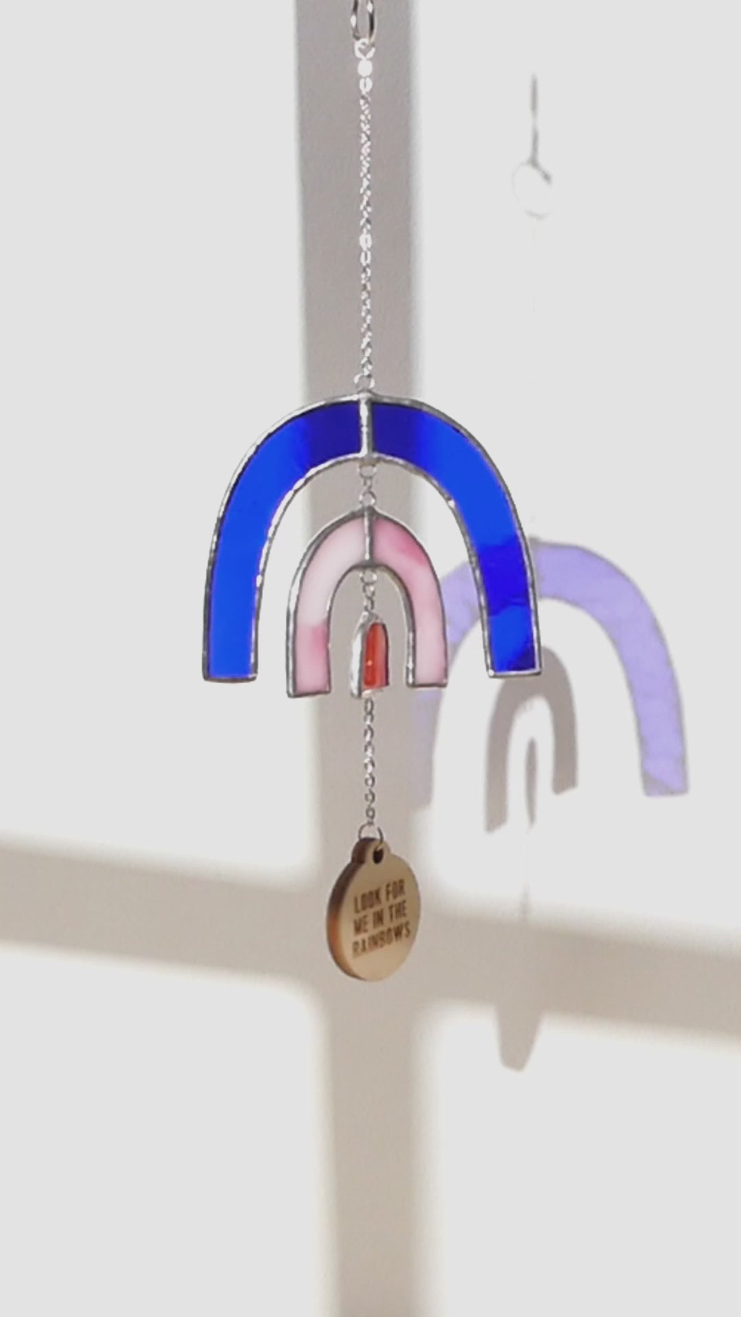 Personalized Rainbow Pet Memorial Suncatcher for Pet memorial F32