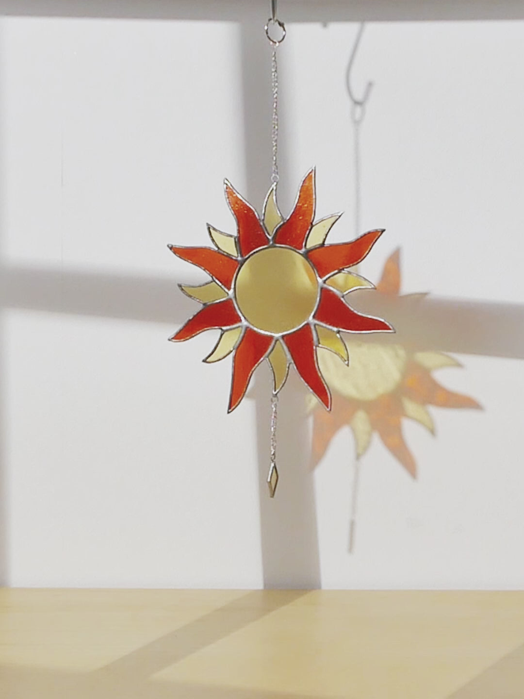 Sun Stained Glass decor and Wall Decor F18