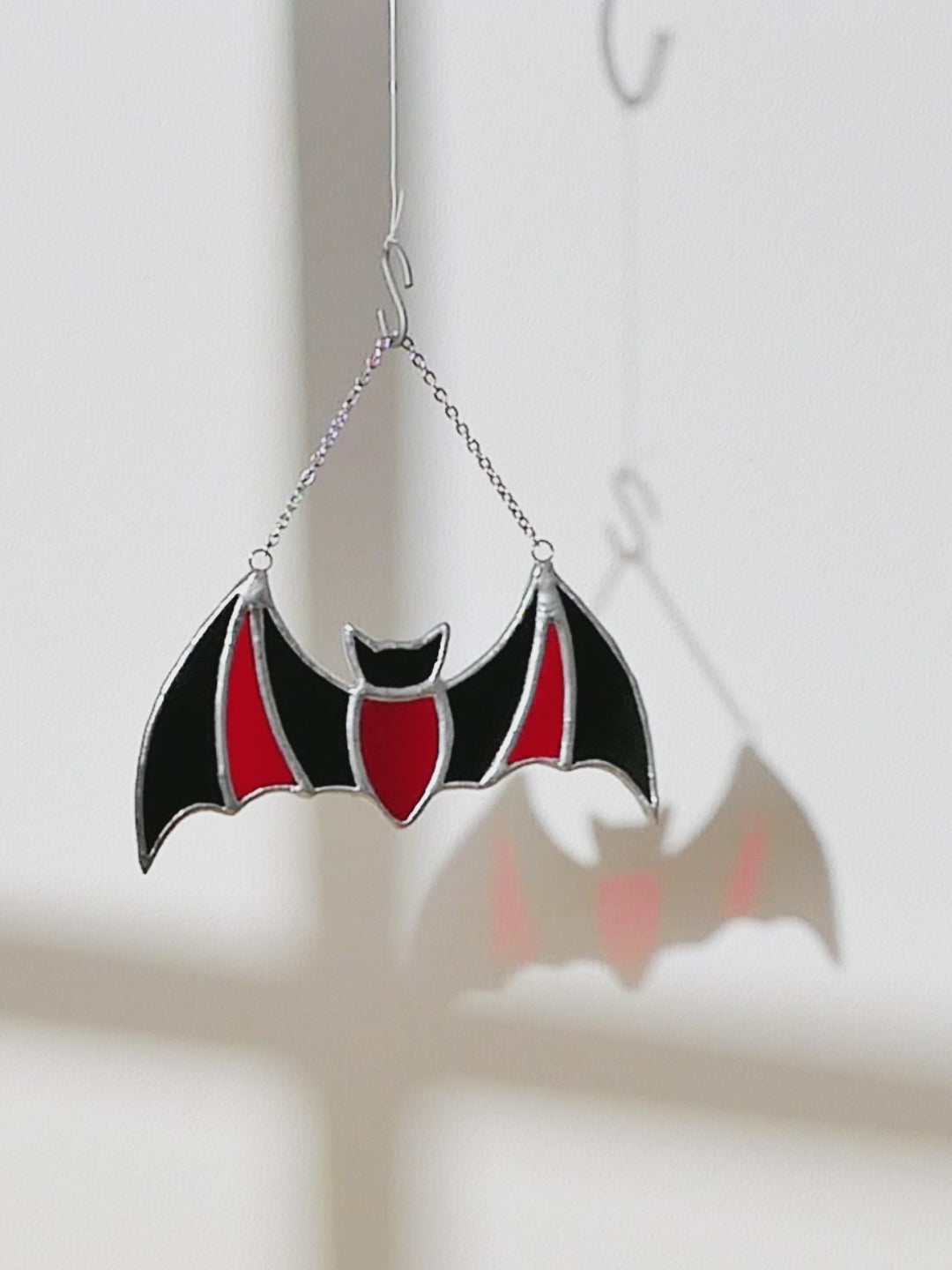 Stained Glass Bat Suncatcher decor for Window Hangings F73