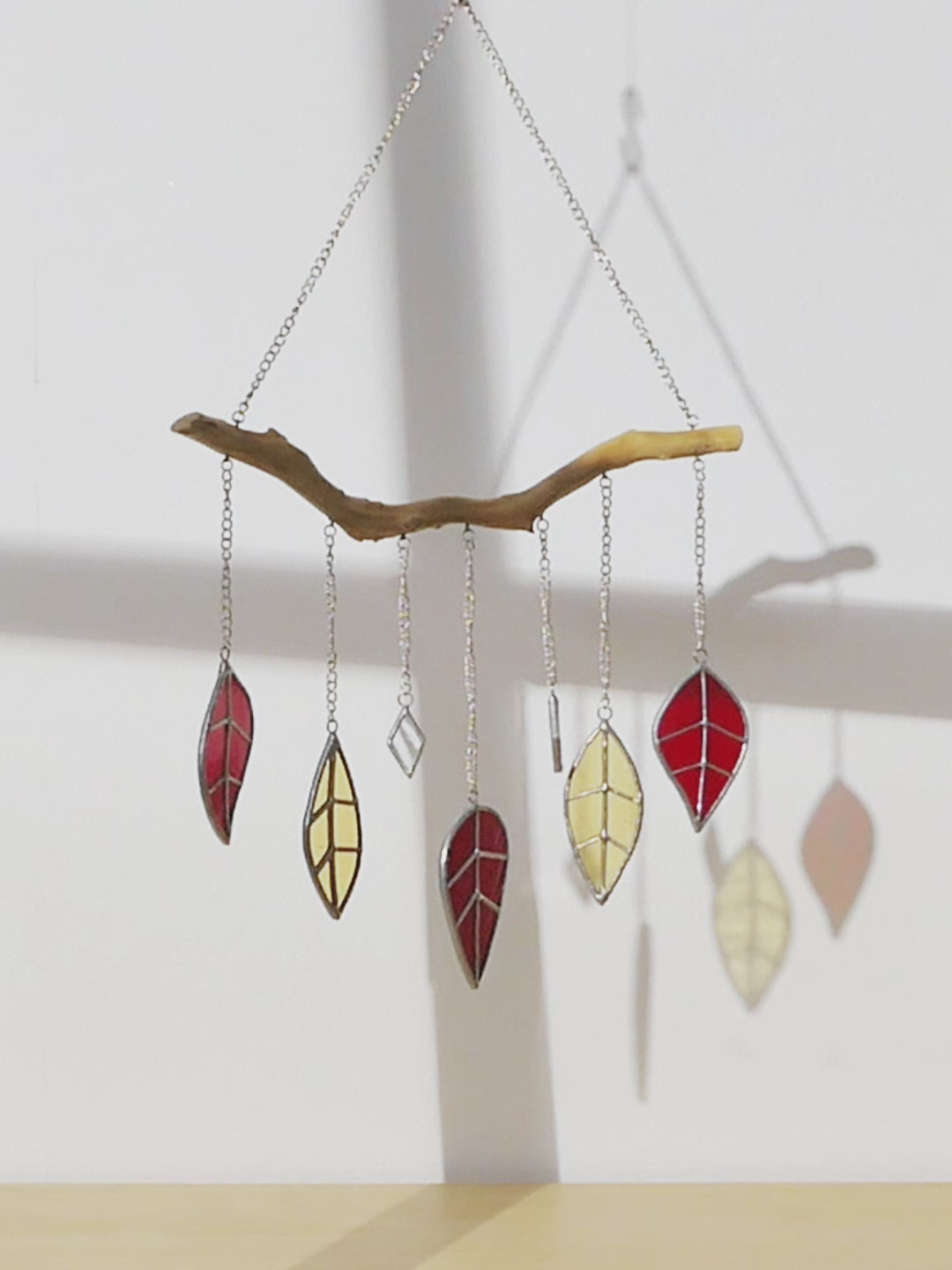 Stained Glass Wind Chime Decor for Window decor, art F26